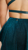 Free Flow High Waist Shorts Ocean Shimmer