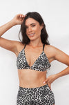 Zeta Top - Triangle Top Grey Leopard