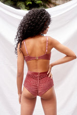 Lana High Waist - Velvet High Waist Bottoms