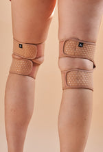 Velcro Sticky Grip Knee Pads Nude