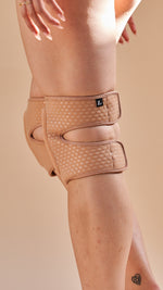 Velcro Sticky Grip Knee Pads Nude