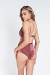 Lana High Waist - Velvet High Waist Bottoms